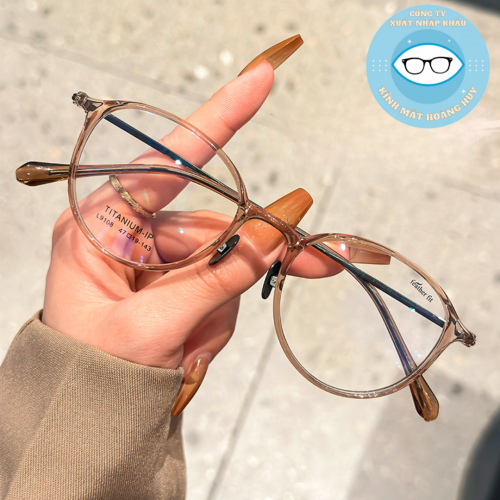 Gọng nhựa càng kính titanium mã 9108